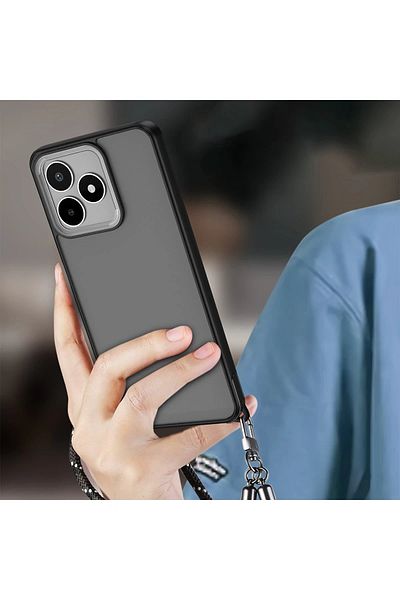 CepteToptan حافظة ريلمي C53 غطاء أنيق - رمادي تيتان - MKİ6510-4903