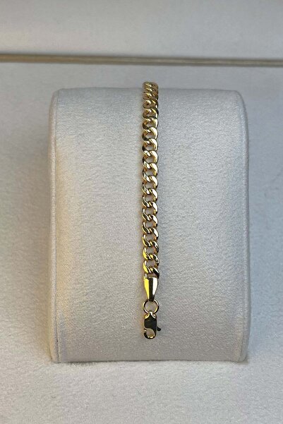 FERMAS KUYUMCULUK 14 Ayar İtalyan Şık Gurmet Zincir Altın Bileklik