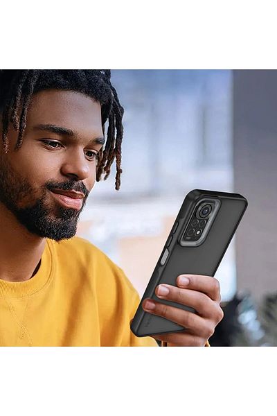 CepteToptan حافظة هاتف Xiaomi Redmi Note 11 غطاء أنيق - أرجواني غامق - MKİ2659-1710