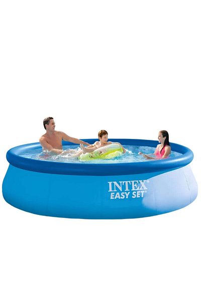 Intex Piscina Gonflabila Rotunda - 2.44m x 61cm / 3.05m x 76cm - Tehnologie de Aerare Hydra