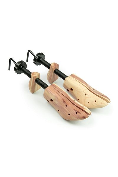 Bogadini Wooden Shoe Stretcher, Adjustable, Set of 2 for Men
