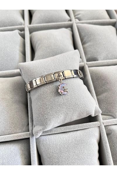 Sepetten Eve Italian Charm Steel Bracelet Special Series Dangle Model February 14 Valentine's Day Gift