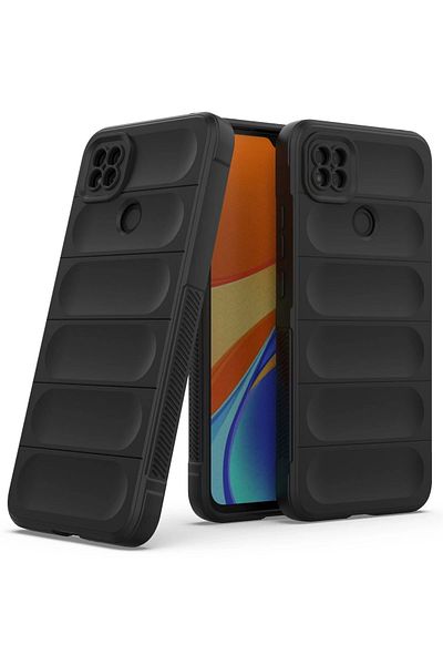 CepteToptan جراب هاتف Xiaomi Redmi 9C مصنوع من السيليكون المثالي - أسود - MKİ2644-9173