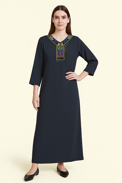 Lilo Co SteelBlueEmbro Maxi Dress