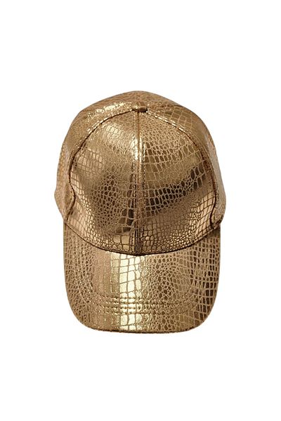 ARBABAG&ACCESSORY Crocodile Pattern (Copper-Rose) Hip-Hop Snapback Unisex Hat