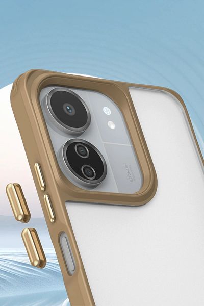CepteToptan حافظة هاتف Xiaomi Redmi 13C حافظة سيليكون بنتا - شفافة - MKİ9361-6951