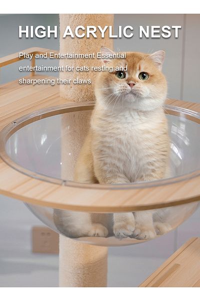 KidLe Cat Tree Cat Climbing Frame Cat House Cat Condo Cat Bed