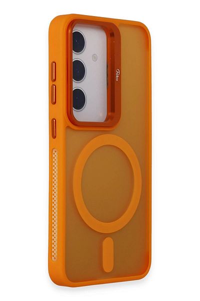 CepteToptan غطاء ماج سيف لعدسة سامسونج جالاكسي S24 - برتقالي - MKİ8442-3244