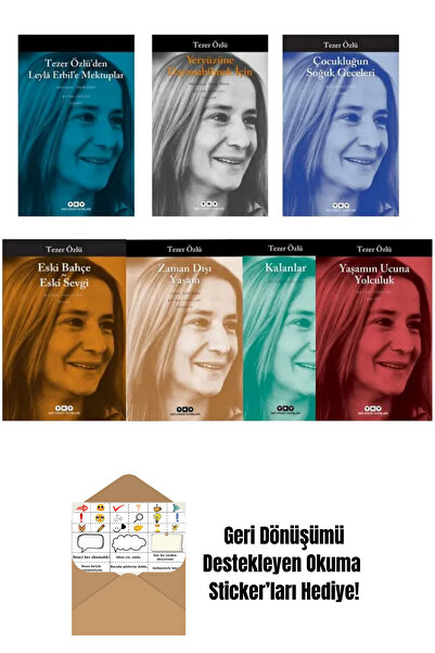 Yapı Kredi Yayınları Tezer Özlü Şiir Seti + Okuma Sticker'ları