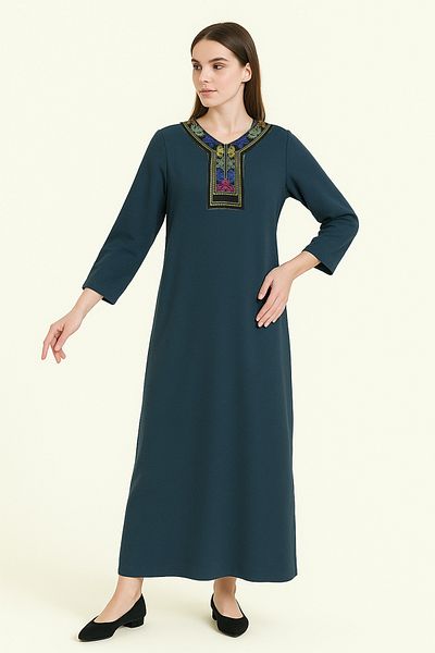 Lilo Co TealEmbro Maxi Dress