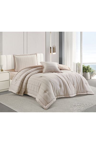 HOURS Horse Macrofiber Duvet Set, 1.5 King Size, 160cm, 4 Pieces, Modern and Distinctive Colors, Joshua-007
