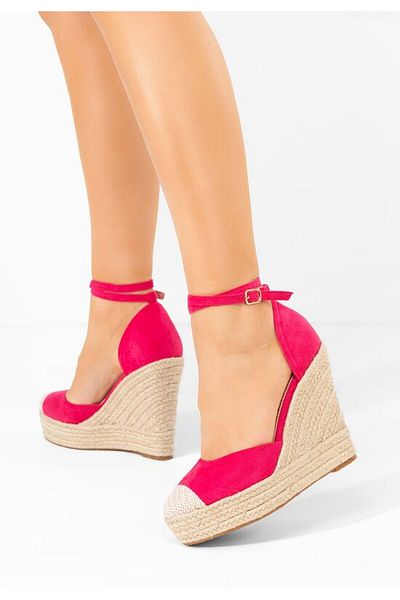 B T Shoes Sandale cu platforma Saniza V3 fucsia