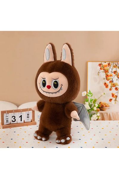 NB market Brown Dragon Labubu Plush Toy with Wings Tail Series Labubu Plush Toy