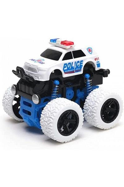 dalimag Masinuta off-road 4 x 4, monster truck, Politie, alb