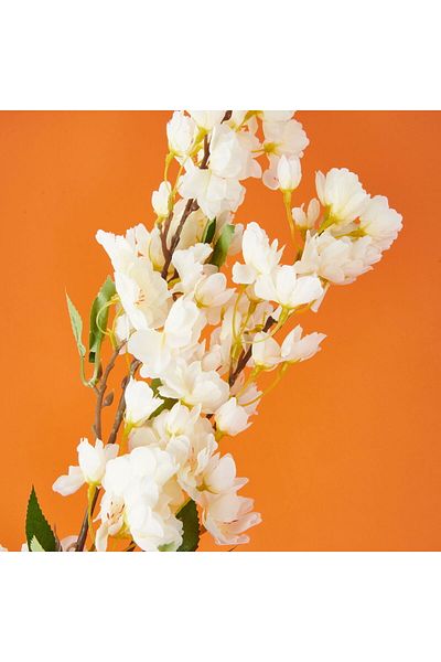 Herdekora Cherry Blossom Artificial Flower - Cream - 90 cm
