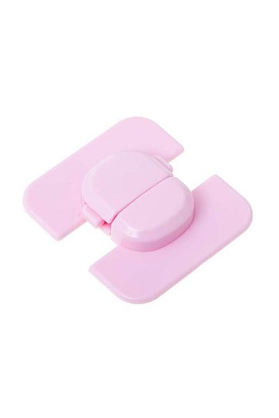 dalimag Incuietoare, dulapuri si sertare, baie, colturi, 3 x 4 cm, roz