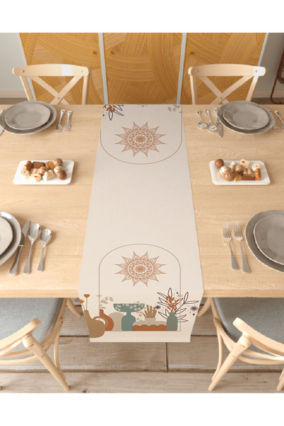 GREENDECOR Mandala Flower Pattern Stylish Special Design Runner Digital Print...