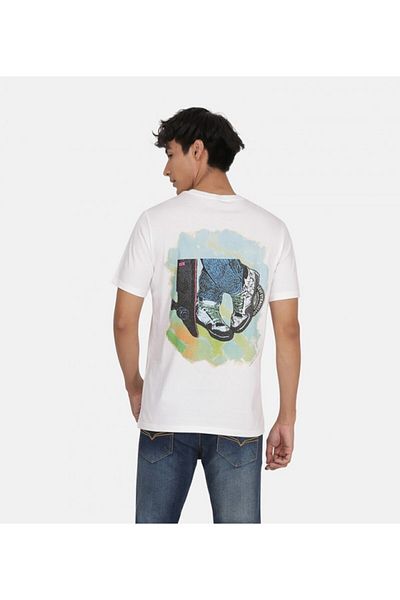 Levi's WHITE GRAPHIC CREWNECK TEE for Men