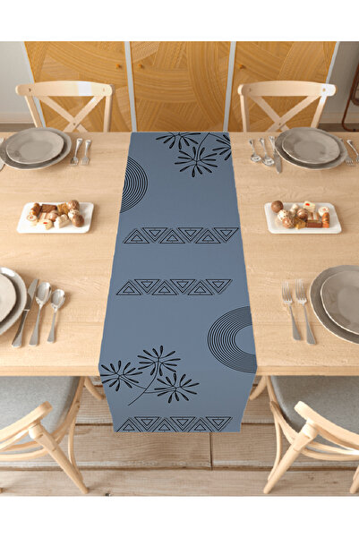 GREENDECOR Model cu linii geometrice Design special Runner cu imprimare digit...