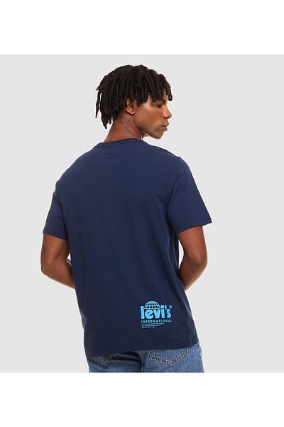 Levi's BLUE Ss Relaxed Fit Tee for Men