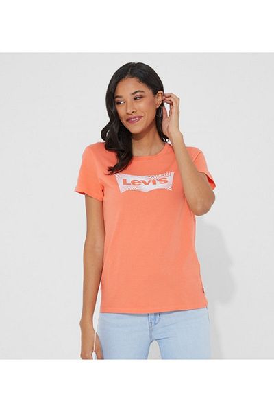 Levi's RED DIAGONAL WAVES BW FILL PERSIMMON for Women