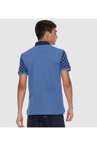 Levi's BLUE Levi's® Checkboard Polo T-shirt for Men