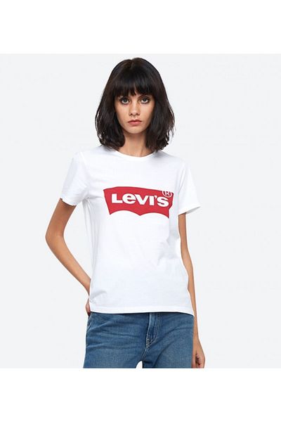 Levi's WHITE WT SCOOP NECK PRFCT TEE BRIGHT for Women