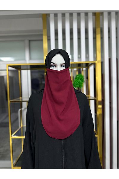 R&S modibone Burgundy Color with Ic Veil Baglama