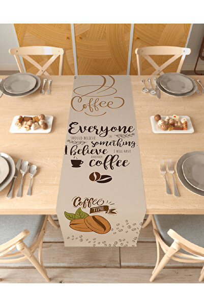 GREENDECOR Covoraș decorativ cu design special, cu model cafea, imprimat digi...