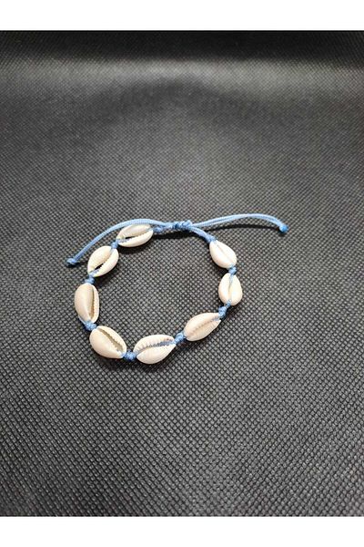 AKSESUARIM Natural Seashell Bracelet - Handmade, Adjustable Summer Design