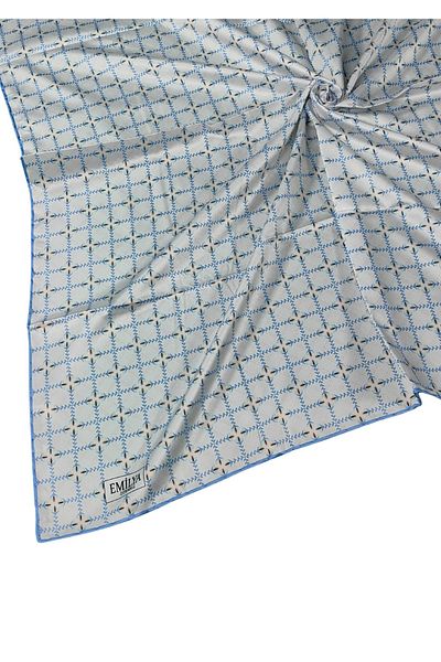 mim eşarp Eșarfă cu Motive Emilya Rayon 90x90 cm