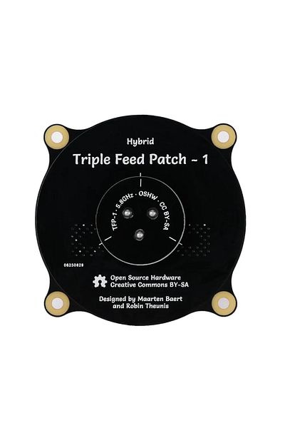 Yıldız İHA Antenna Sma 5.8Ghz Triple Feed Patch Antenna Sma / Rp Sma Directional Circularly Polarized Antenna F
