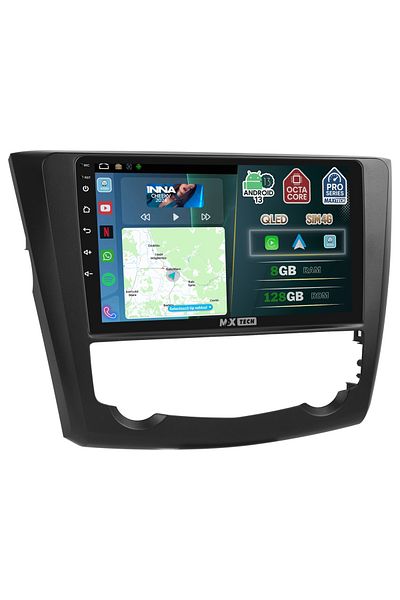 MaxTech Navigatie Renault Kadjar 2015-2018 dedicata, 8 GB Ram 128 GB Rom OctaCore, Carplay & Android auto