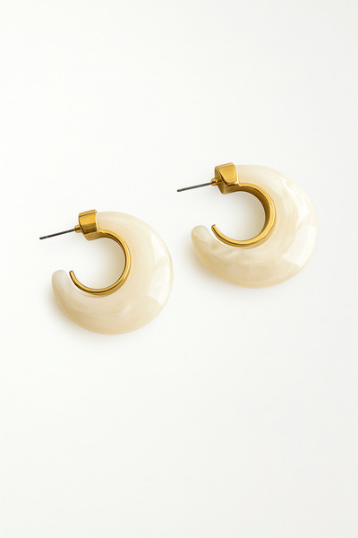 Venus Design الأقراط هوب الملونة
