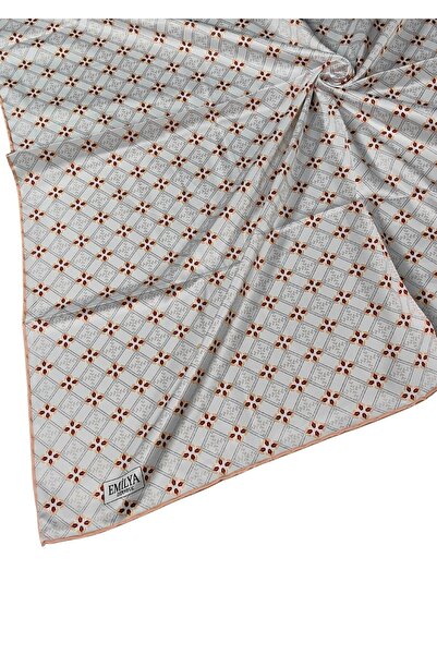 mim eşarp Κασκόλ με σχέδιο Emilya Rayon 90x90 cm