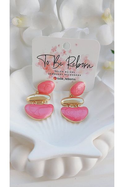 To Be Reborn Steel Enamel Earrings Summer Trends New Season