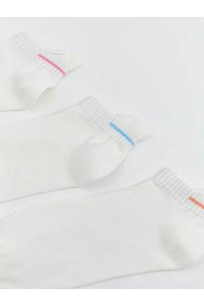 LC Waikiki Women's Plain Booties Socks 5-Pack