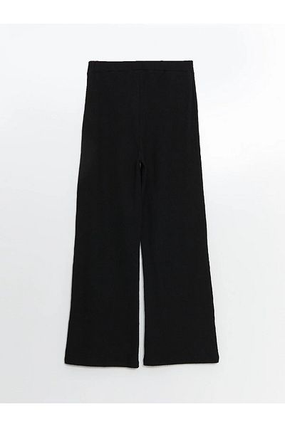 LC Waikiki Elastic Waist Textured Women's Trousers