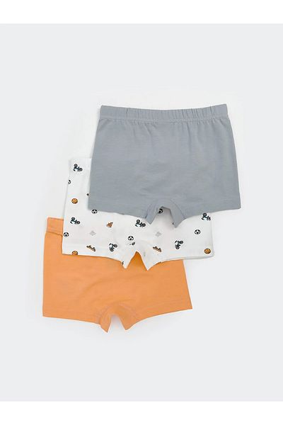LC Waikiki Printed Boy's Boxer Set of 3