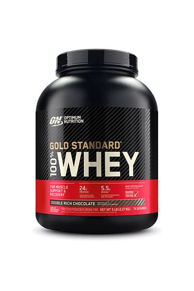 Optimum Nutrition Gold Standard 100% Whey Protein, French Vanilla, 5 LB