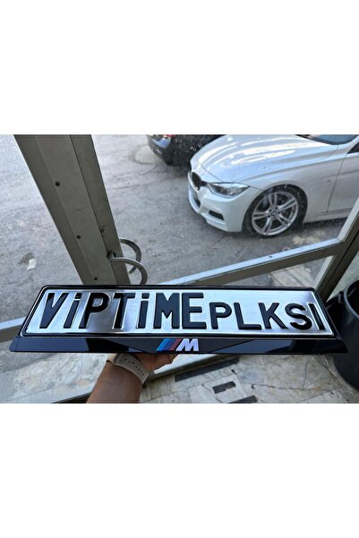 VİPTİMEPLEKSİ BMW M KABARTMALI PREMİUM SLİM KASA PLAKALIK