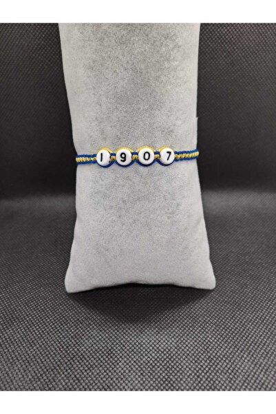 AKSESUARIM SARI LACİVERT ÇOCUK TARAFTAR BİLEKLİĞİ