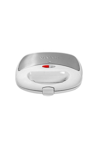 Vivax Oliva Prăjitor de sandvișuri Vivax, TS-7501WHS, 750W, Argintiu/Alb