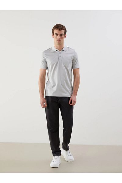 LC Waikiki Polo Neck Short Sleeve Mercerized Look Men's T-Shirt