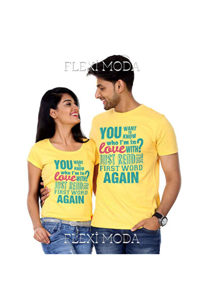 PERISENSE Vrei să știi că cupluul iubit scris combină tricou oversize din 2 p...