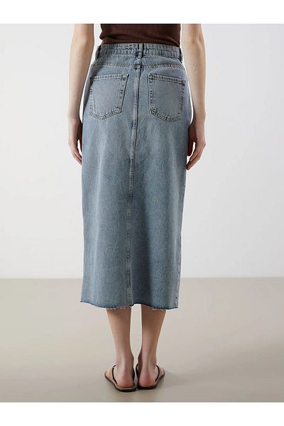 LC Waikiki Slim Fit Women's Jean Skirt