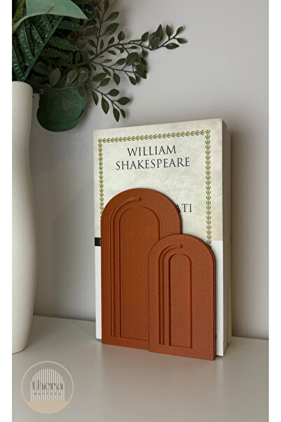 Thera Bottega ARCH Plastik Raf / Kitap Dekoru, Kitap Tutucu / 1 Adet - (15 CM...