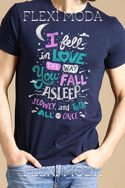 Hunors Sportswear & Company I Fell In Love Scris Cuplu Iubitor Combinație Tricou oversize din 2 piese