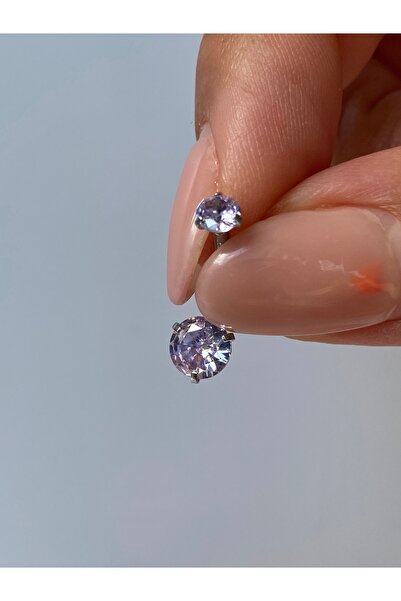 kurukafagift Taşlı Parlak Çelik Göbek Piercing Minik Model