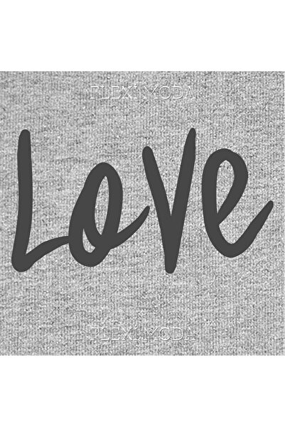 PERISENSE Oversized T-Shirt Σετ Ζευγαριού "Love Art" με Γράφημα 2 Τεμαχίων